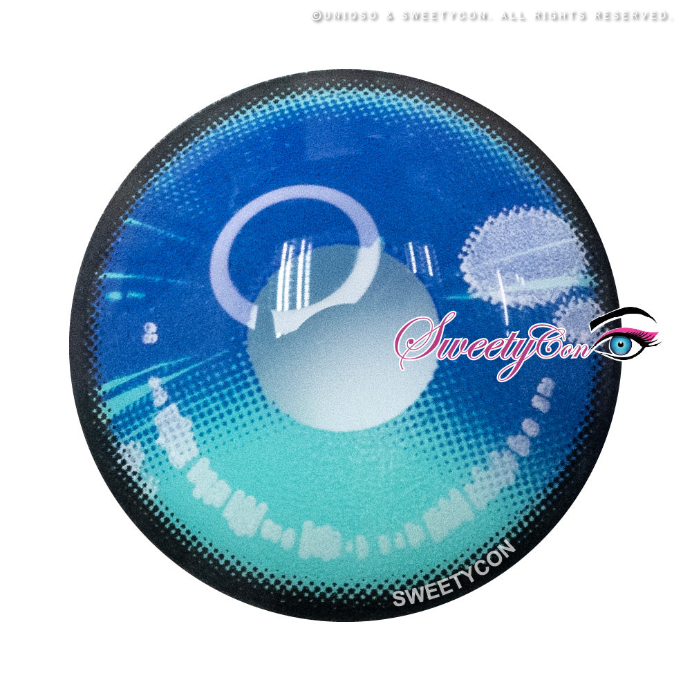 Sweety Anime 2 Cyan Turquoise (1 lens/pack)-Colored Contacts-UNIQSO Canada