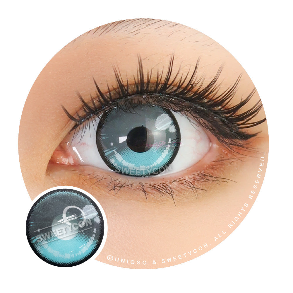 Sweety Anime 2 Gray Blue (1 lens/pack)-Colored Contacts-UNIQSO Canada