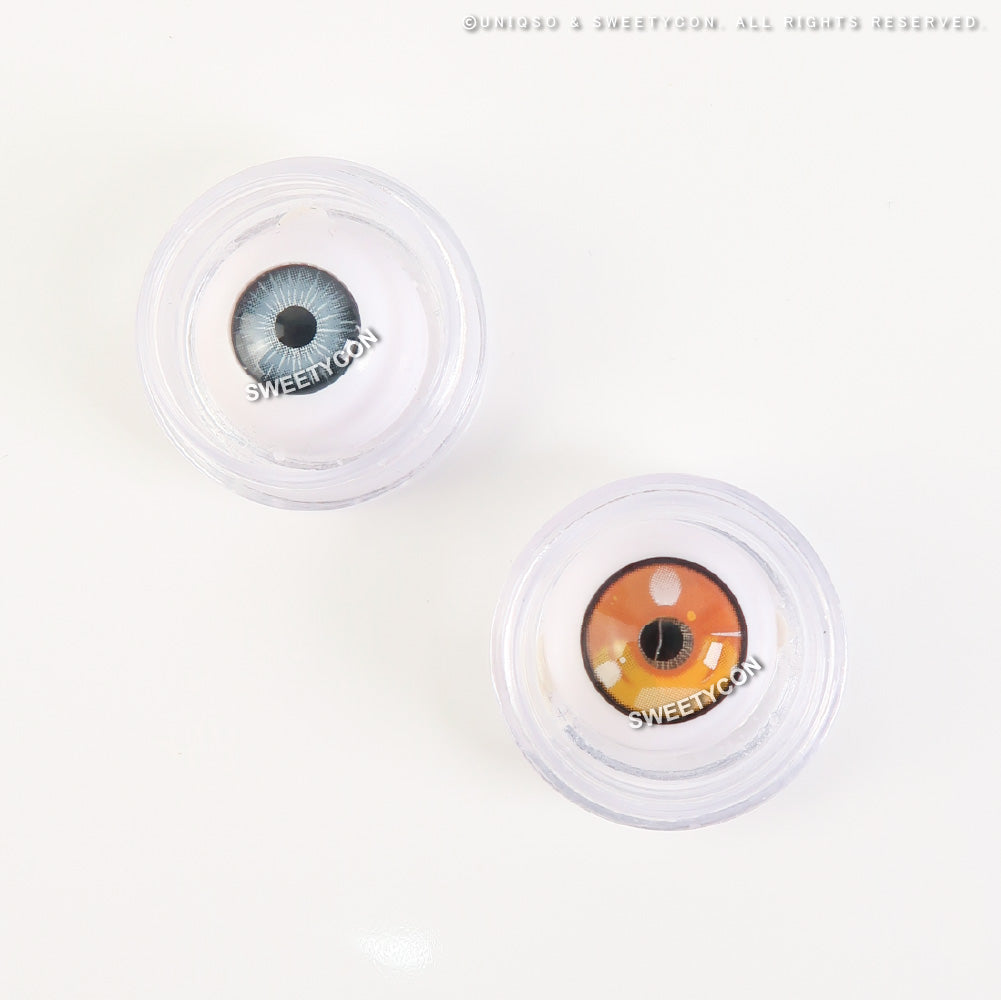 Sweety Anime 3 Yellow (1 lens/pack)-Colored Contacts-UNIQSO Canada