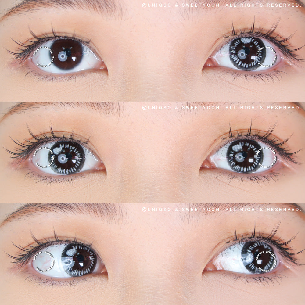 Sweety Anime Black (1 lens/pack)-Colored Contacts-UNIQSO Canada