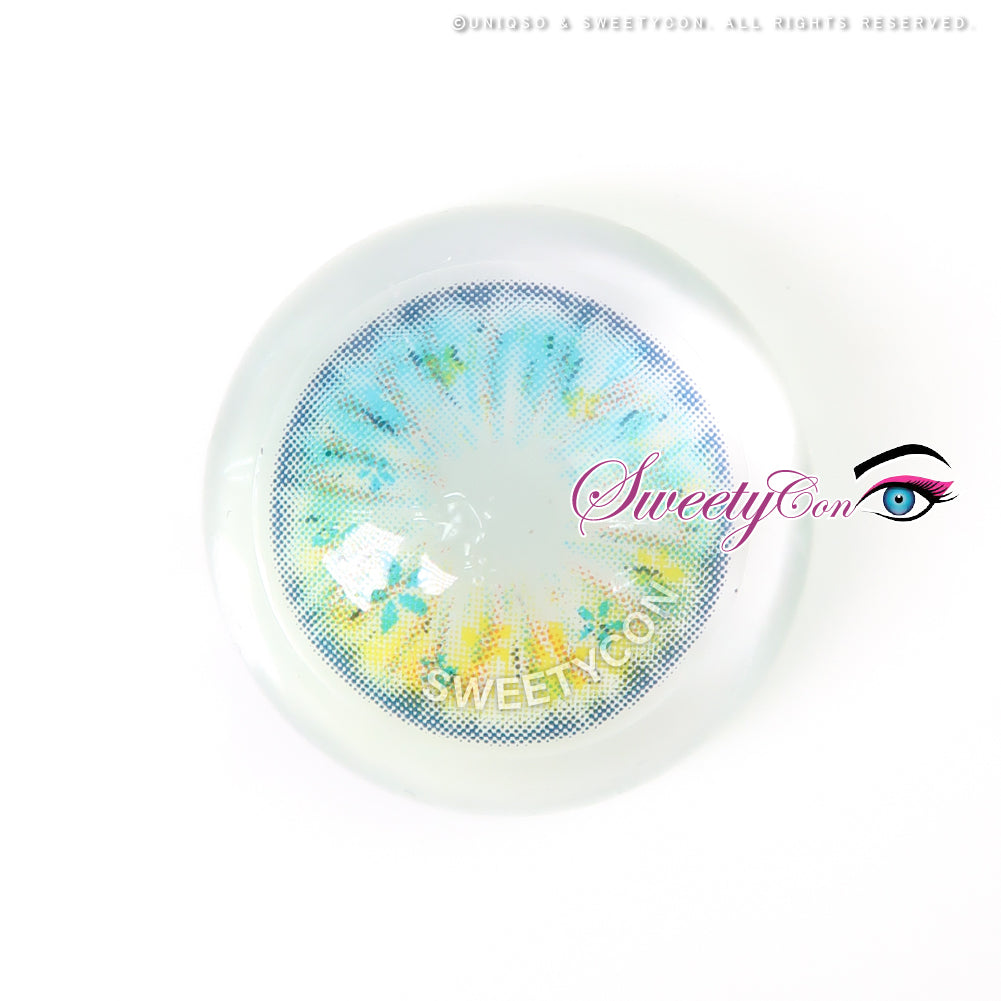 Sweety Anime Flower Blue (1 lens/pack)-Colored Contacts-UNIQSO Canada