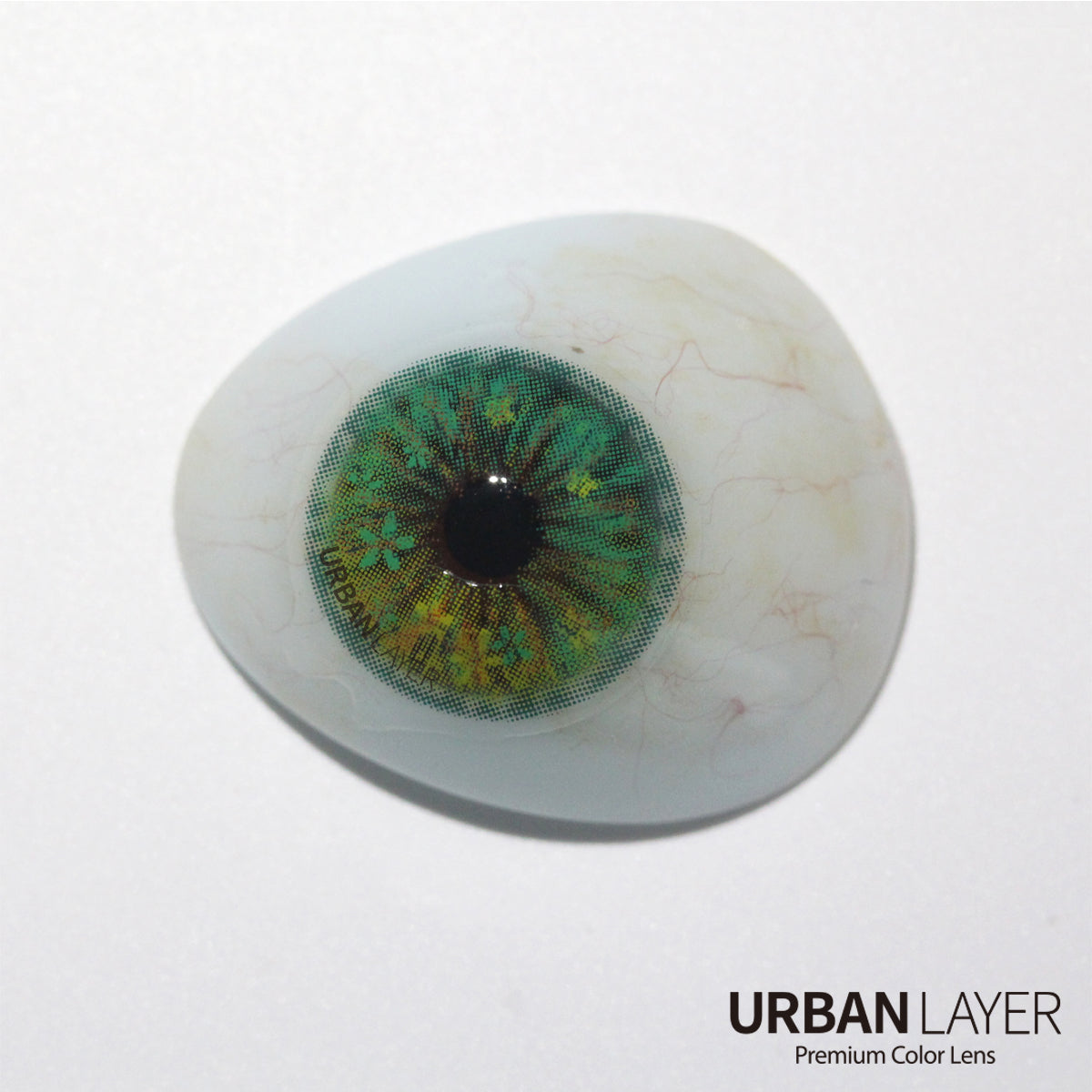Sweety Anime Flower Green (1 lens/pack)-Colored Contacts-UNIQSO Canada