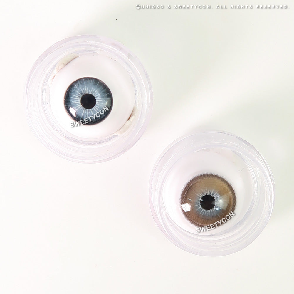 Sweety Anime Tear Orange Gold (1 lens/pack)-Colored Contacts-UNIQSO Canada