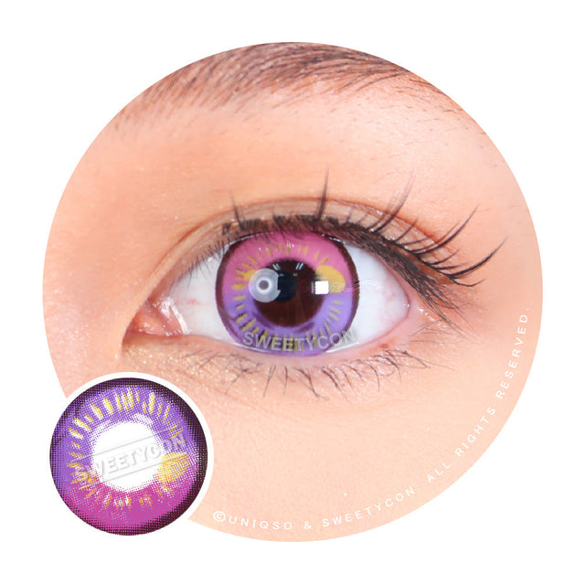 Sweety Anime Violet (1 lens/pack)-Colored Contacts-UNIQSO Canada