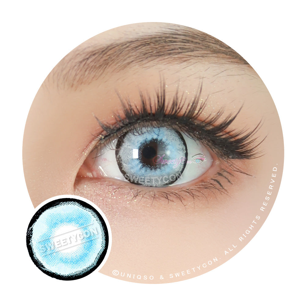 Sweety Aquaman Gray (1 lens/pack)-Colored Contacts-UNIQSO Canada