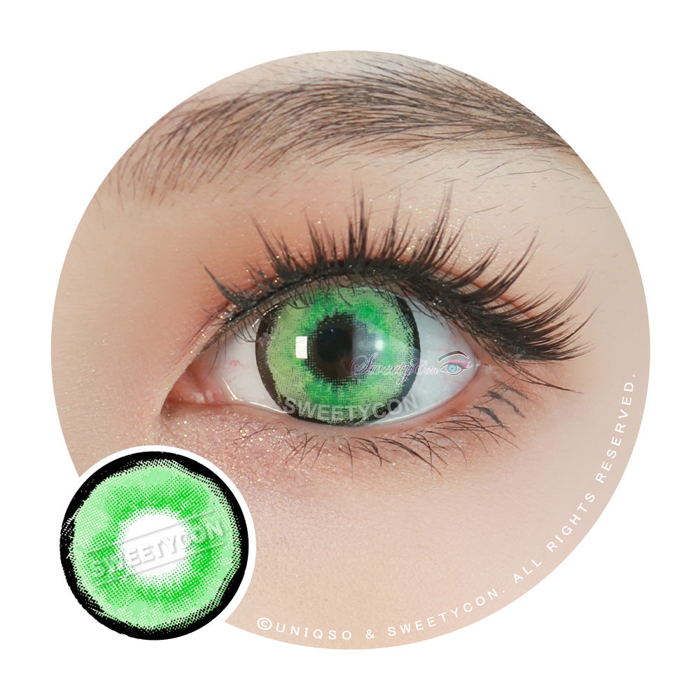 Sweety Aquaman Green (1 lens/pack)-Colored Contacts-UNIQSO Canada