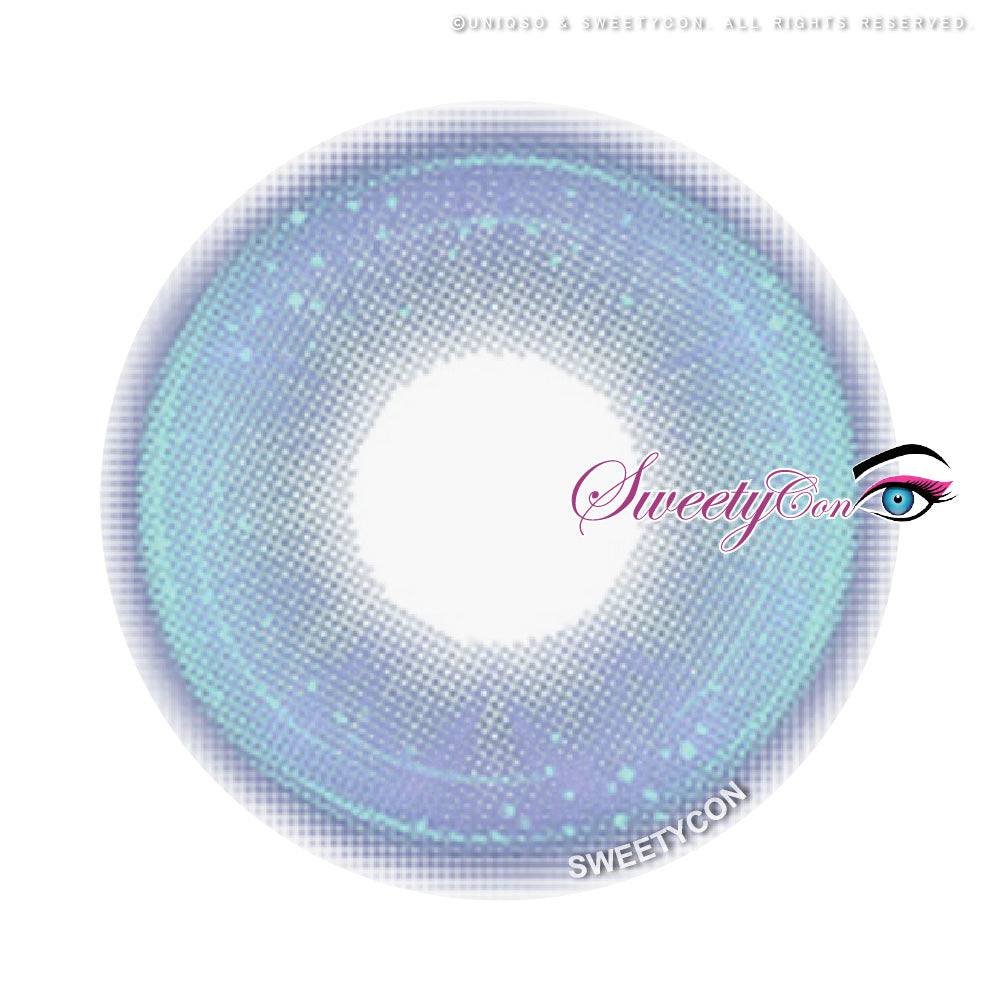 Sweety Butterfly Blue (1 lens/pack)-Colored Contacts-UNIQSO Canada