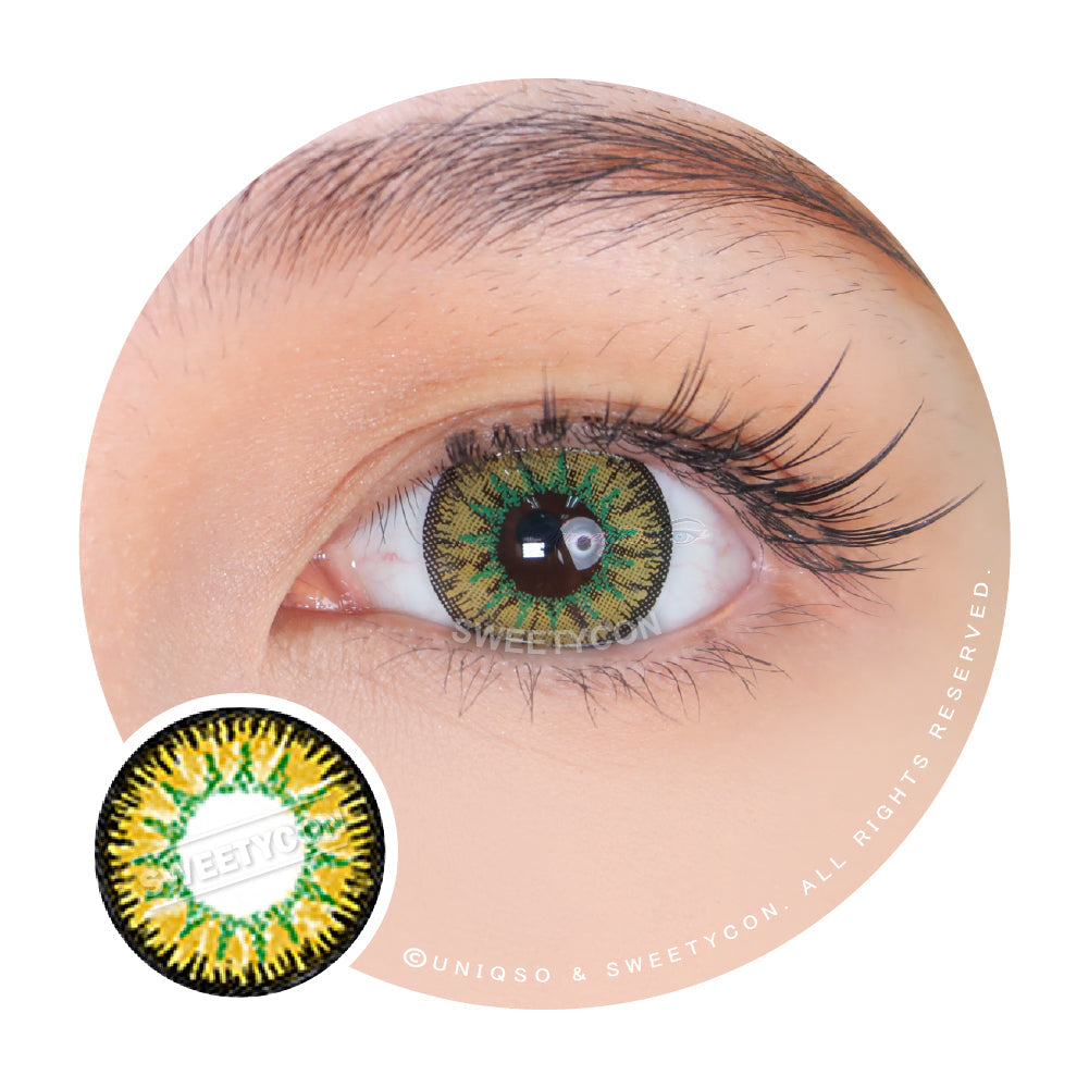 Sweety Candy Yellow (1 lens/pack)-Colored Contacts-UNIQSO Canada