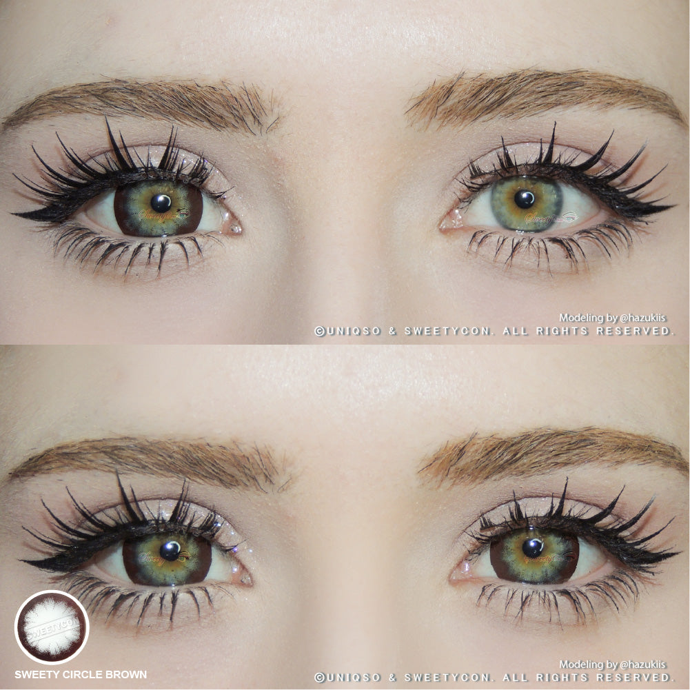 Sweety Circle Brown (1 lens/pack)-Colored Contacts-UNIQSO Canada