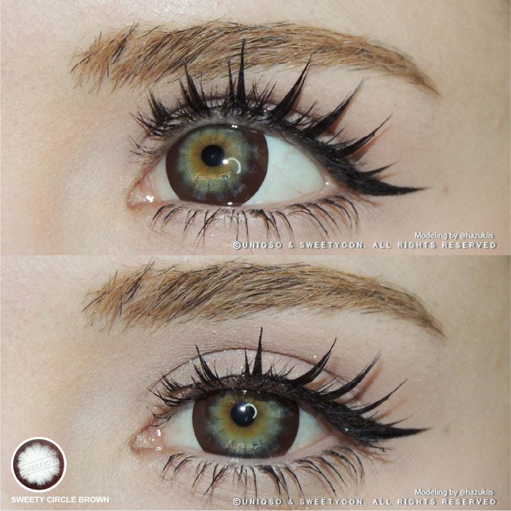 Sweety Circle Brown (1 lens/pack)-Colored Contacts-UNIQSO Canada
