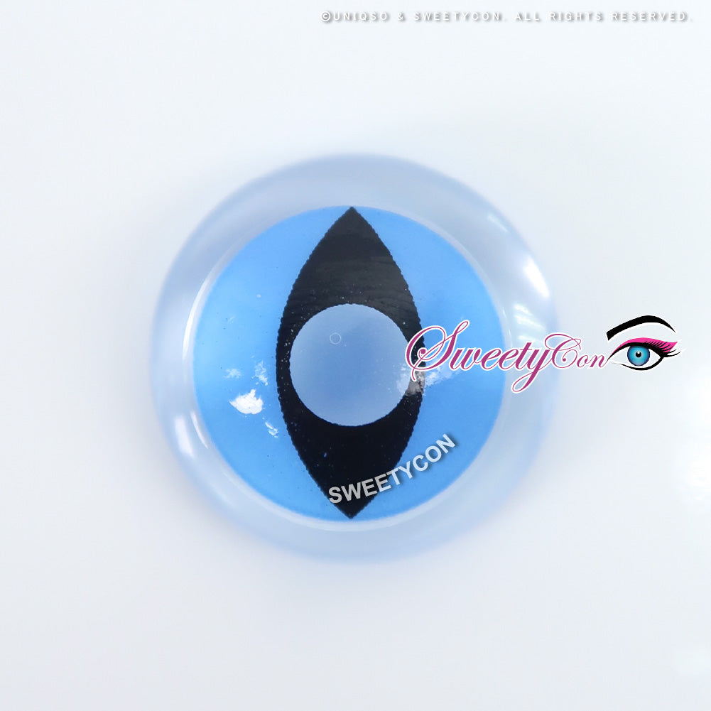 Sweety Crazy Aqua Cat (1 lens/pack)-Crazy Contacts-UNIQSO Canada