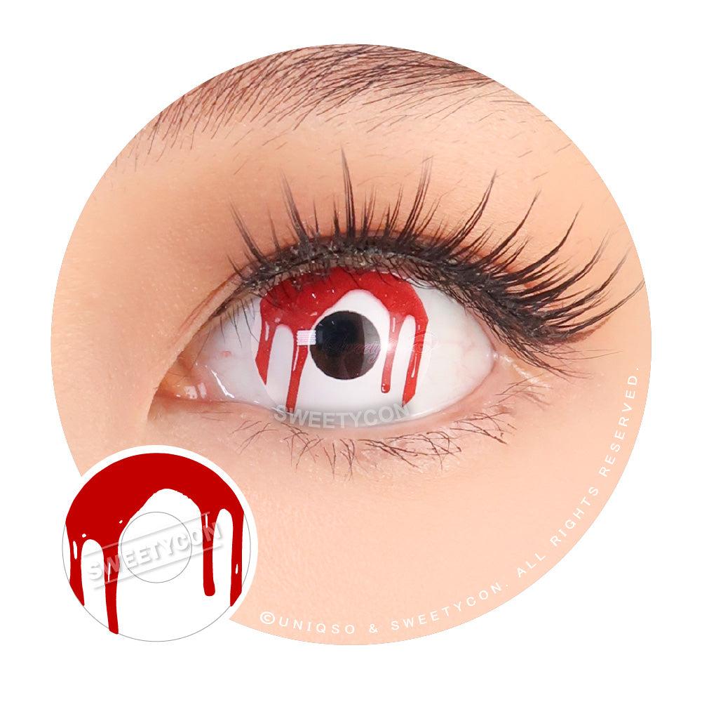 Sweety Crazy Bleeding Eye (1 lens/pack)-Crazy Contacts-UNIQSO Canada