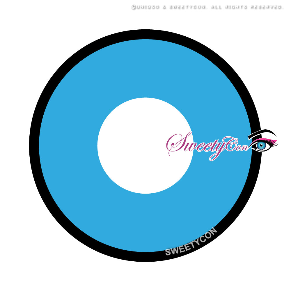 Sweety Crazy Blue Manson/ Blue Zombie (1 lens/pack)-Crazy Contacts-UNIQSO Canada