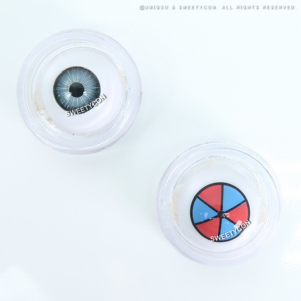 Sweety Crazy Clown (1 lens/pack)-Colored Contacts-UNIQSO Canada