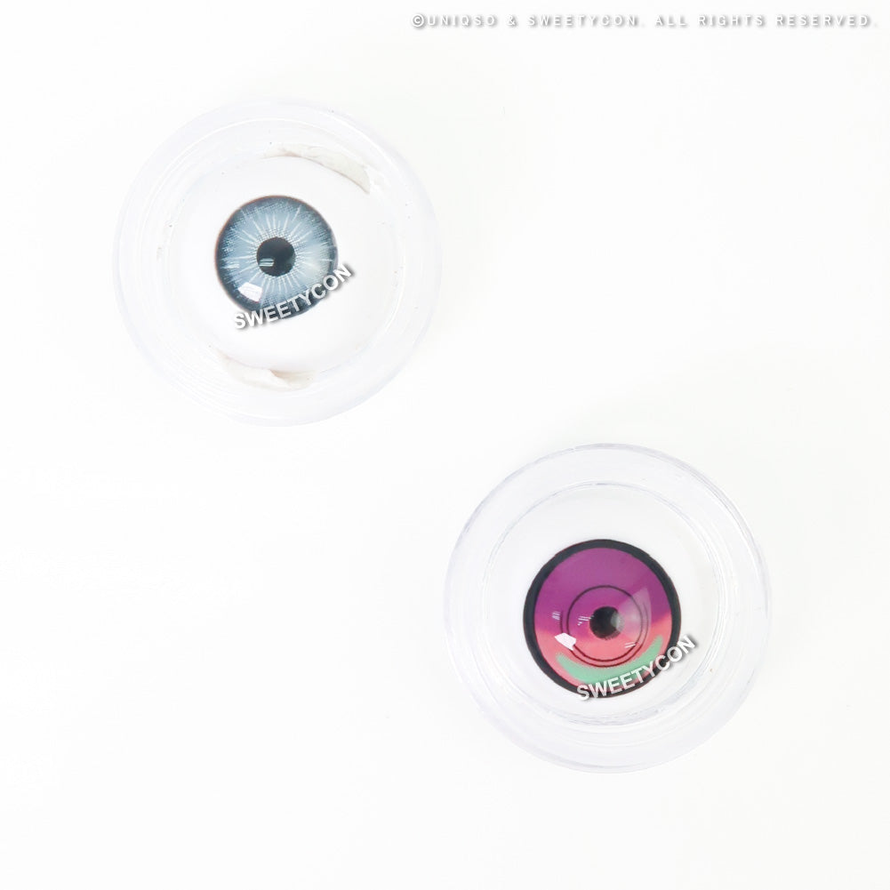 Sweety Crazy Cyber Violet V2 (1 lens/pack)-Colored Contacts-UNIQSO Canada