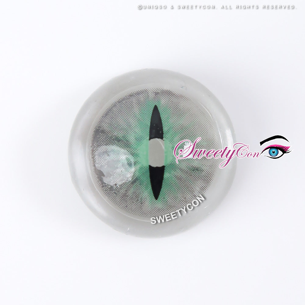 Sweety Crazy Gray Demon Eye / Cat Eye (New) (1 lens/pack)-Crazy Contacts-UNIQSO Canada