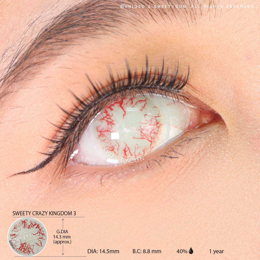 Sweety Crazy Kingdom 3 (1 lens/pack)-Crazy Contacts-UNIQSO Canada