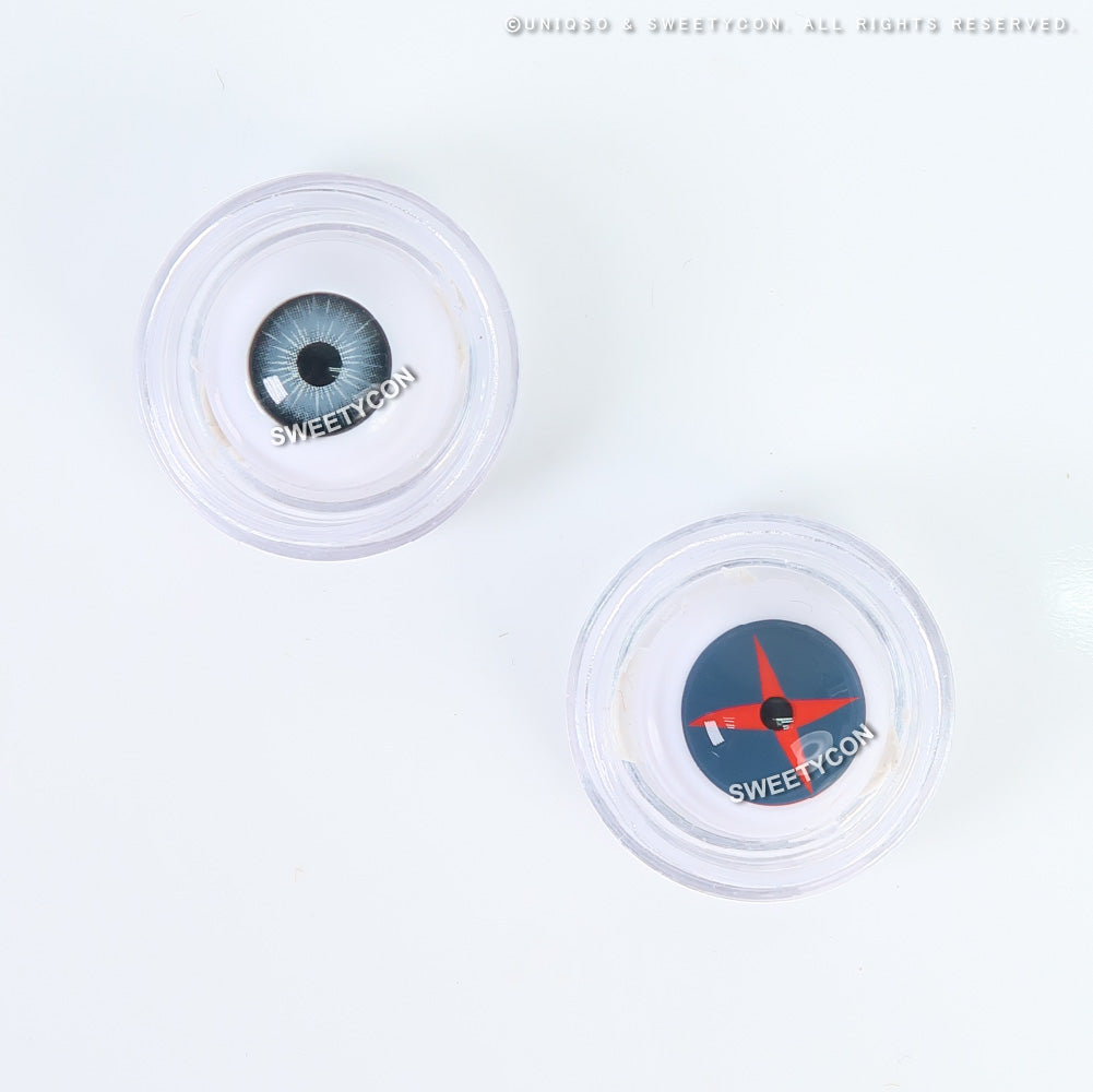 Sweety Crazy Knave Cross (1 lens/pack)-Colored Contacts-UNIQSO Canada