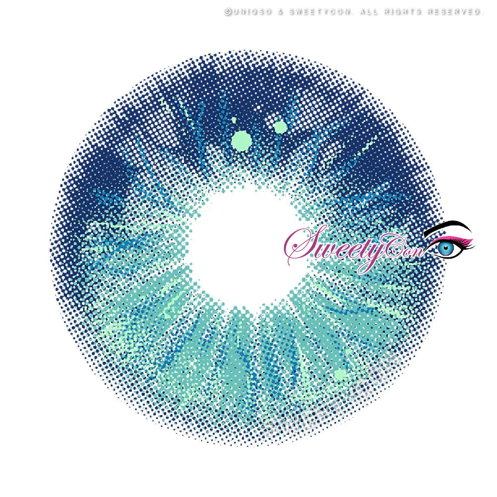Sweety Crazy Lollipop Blue (1 lens/pack)-Colored Contacts-UNIQSO Canada
