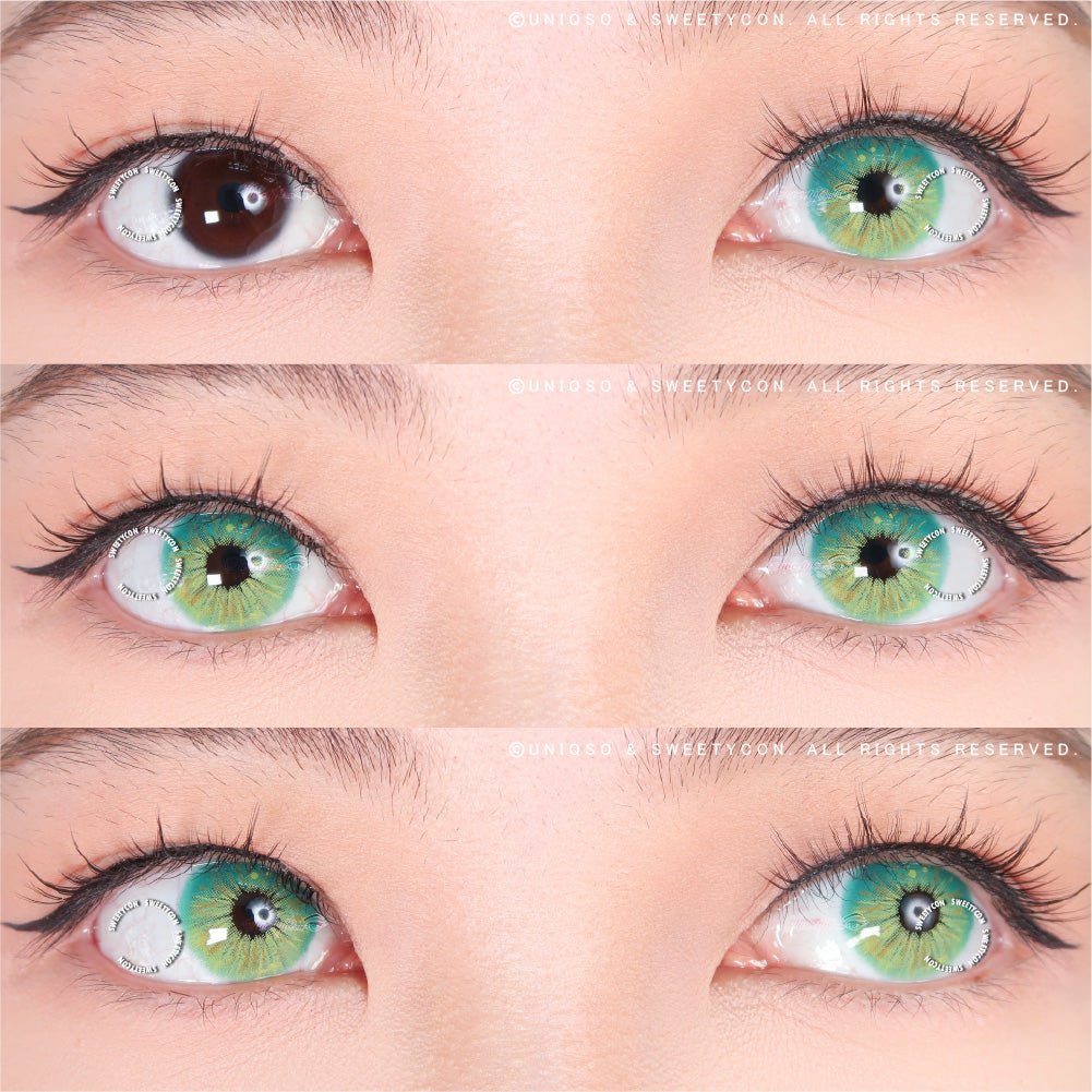 Sweety Crazy Lollipop Green (1 lens/pack)-Colored Contacts-UNIQSO Canada