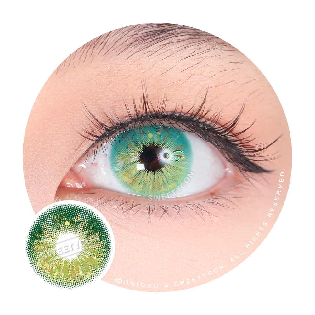 Sweety Crazy Lollipop Green (1 lens/pack)-Colored Contacts-UNIQSO Canada