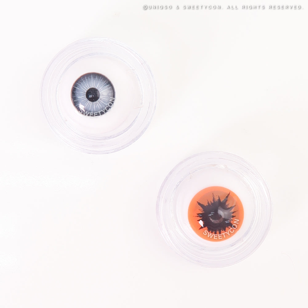 Sweety Crazy Orange Demon (1 lens/pack)-Crazy Contacts-UNIQSO Canada