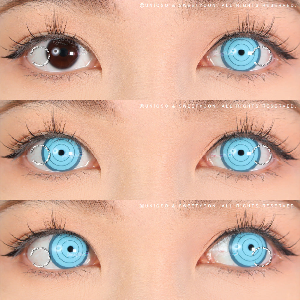 Sweety Crazy Rings Blue (1 lens/pack)-Crazy Contacts-UNIQSO Canada