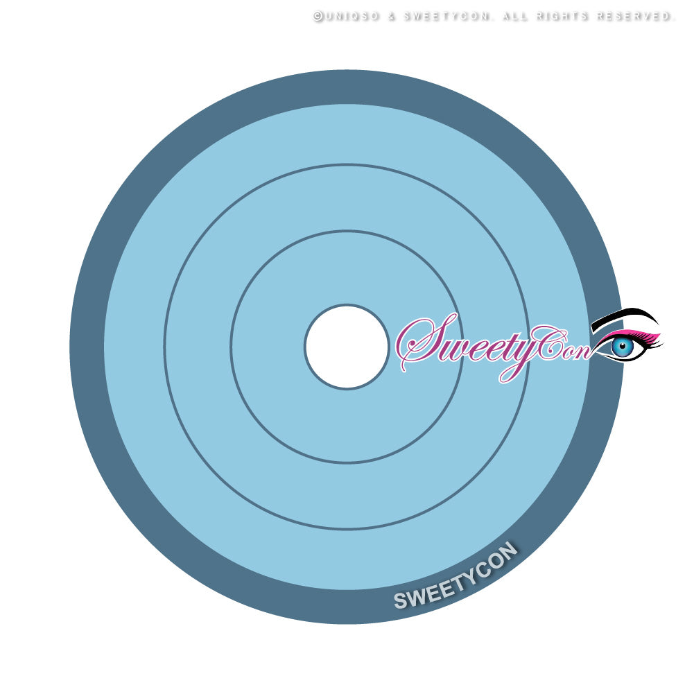Sweety Crazy Rings Blue (1 lens/pack)-Crazy Contacts-UNIQSO Canada