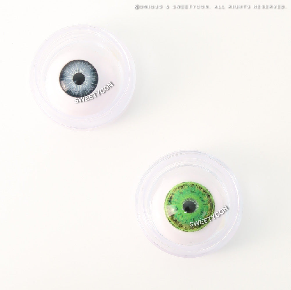 Sweety Crazy Scarlet Witch Green (1 lens/pack)-Crazy Contacts-UNIQSO Canada