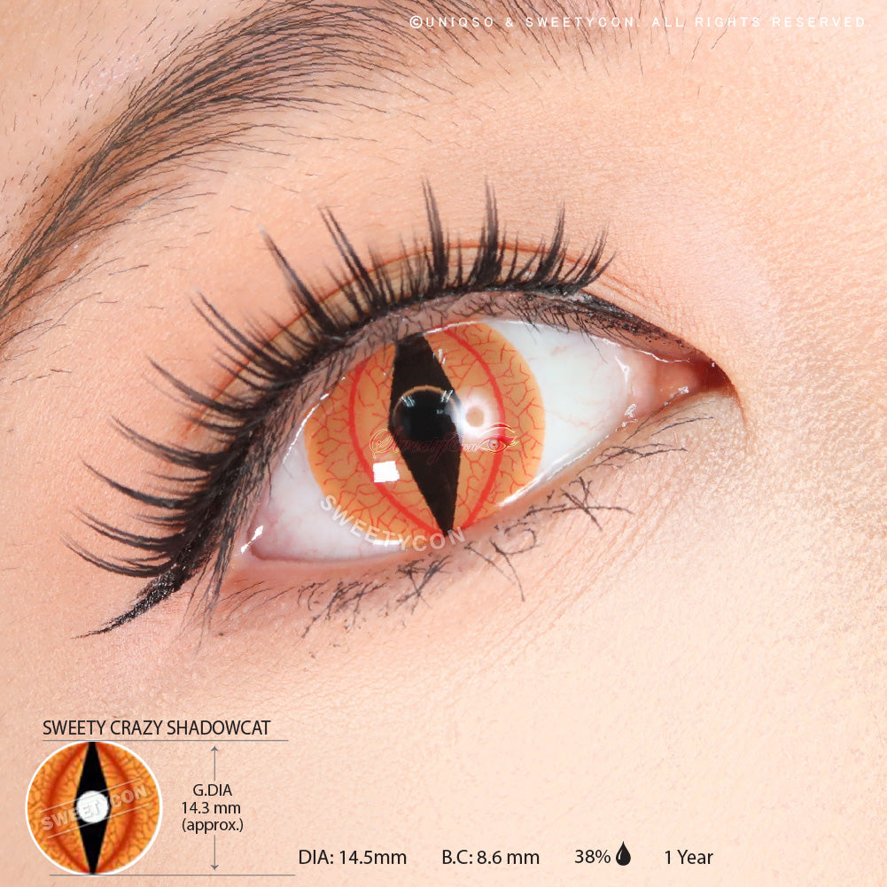 Sweety Crazy Shadowcat (1 lens/pack)-Crazy Contacts-UNIQSO Canada