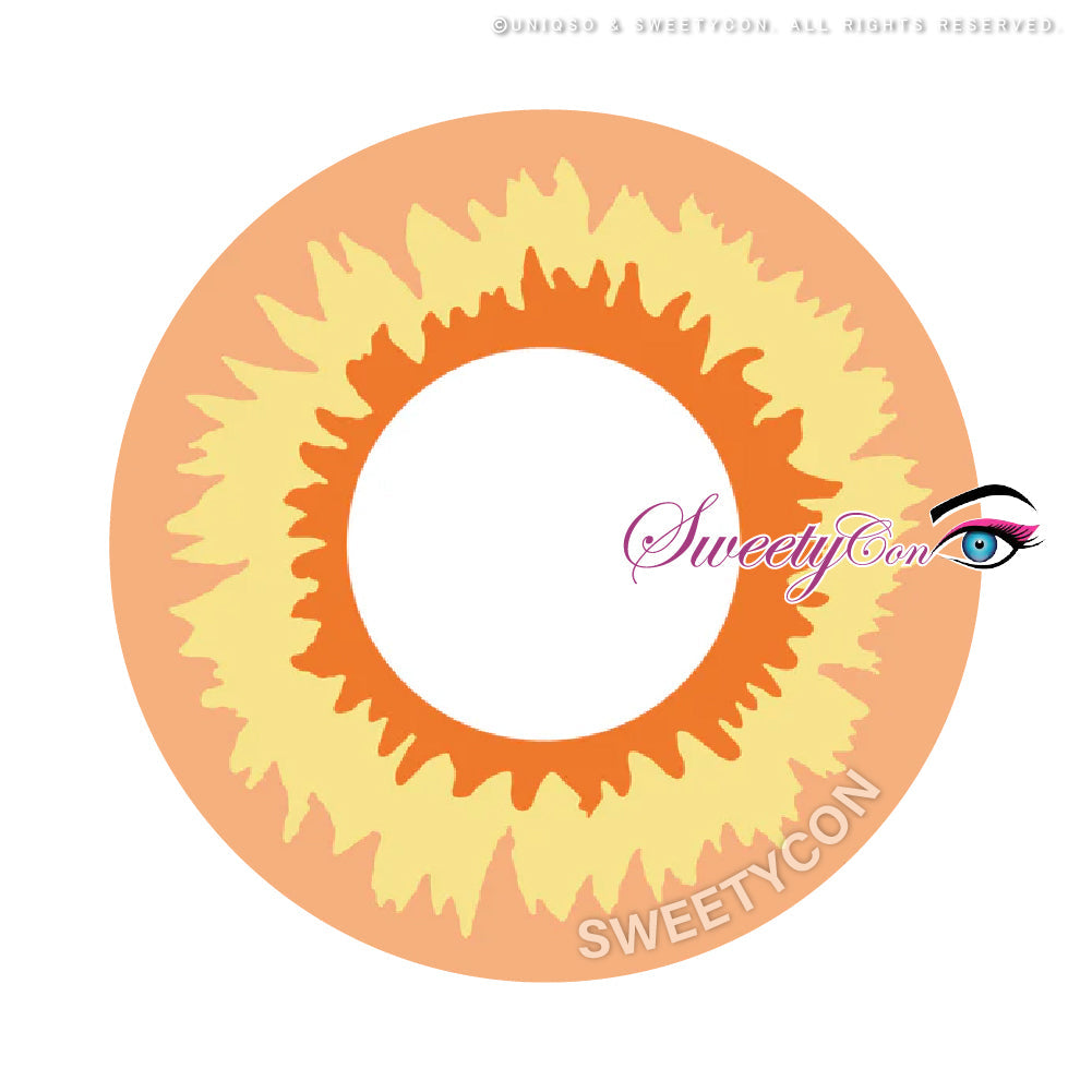 Sweety Crazy Sunrise (1 lens/pack)-Crazy Contacts-UNIQSO Canada