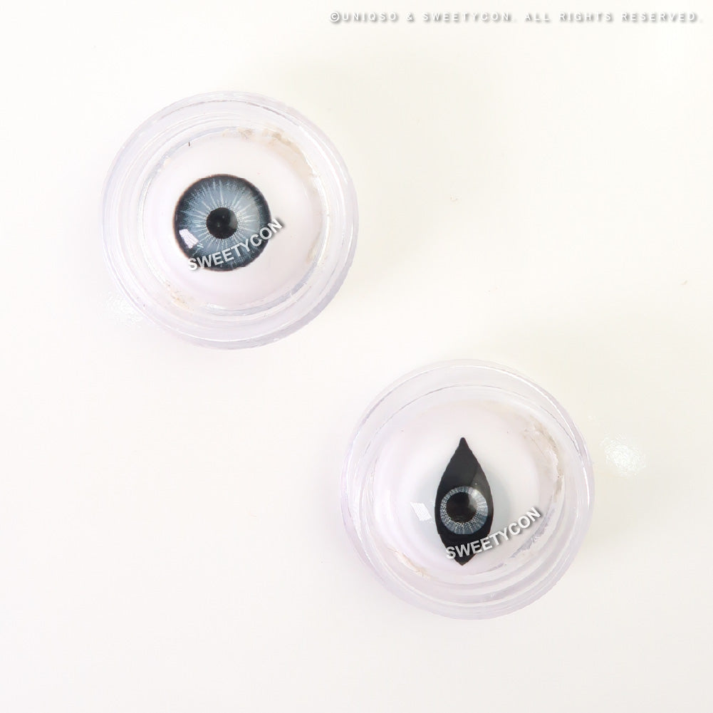 Sweety Crazy UV White Cat (1 lens/pack)-Crazy Contacts-UNIQSO Canada