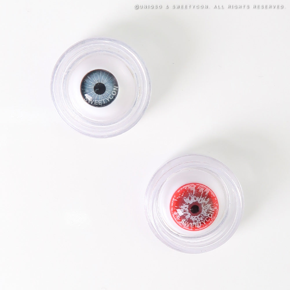 Sweety Crazy White Walker Red (1 lens/pack)-Crazy Contacts-UNIQSO Canada