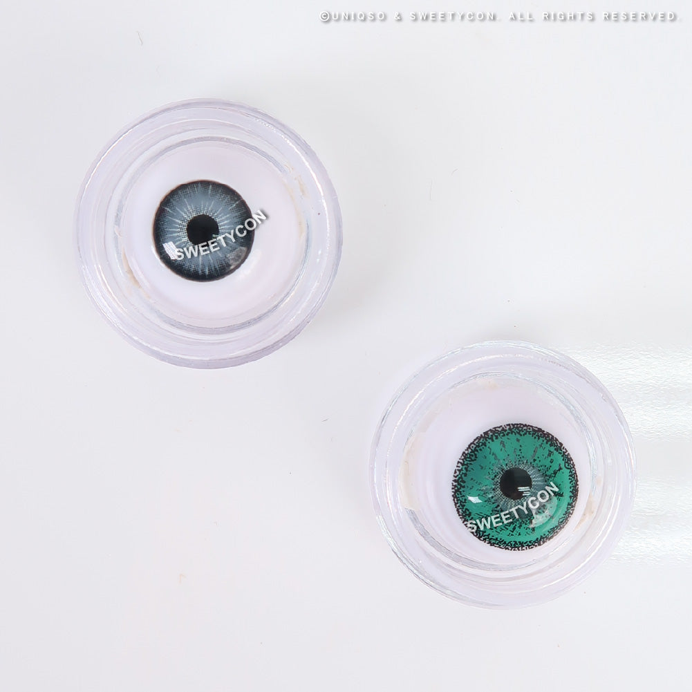 Sweety Crazy Zombie Green (1 lens/pack)-Crazy Contacts-UNIQSO Canada