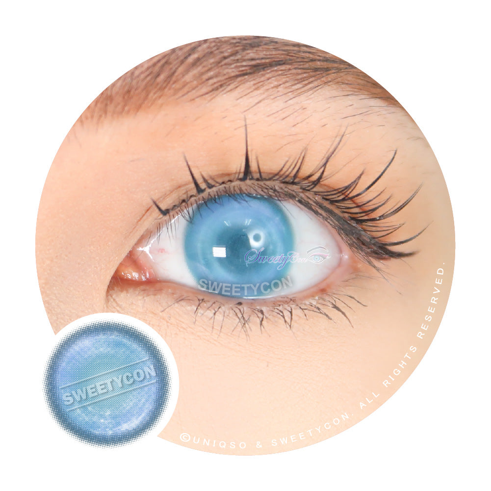 Sweety Delulu Blue (1 lens/pack)-Colored Contacts-UNIQSO Canada
