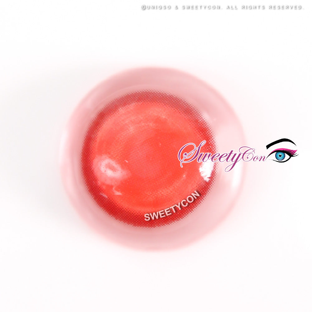 Sweety Delulu Red (1 lens/pack)-Colored Contacts-UNIQSO Canada
