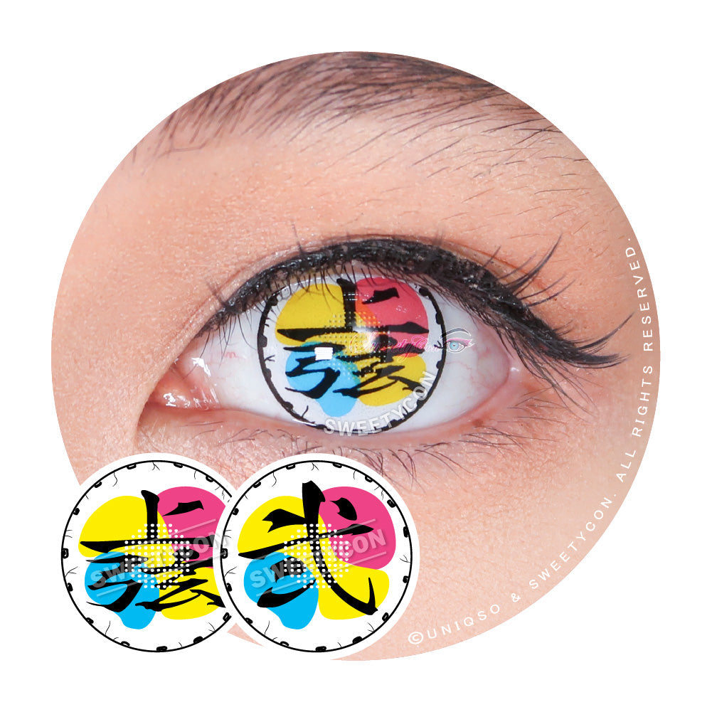Sweety Demon Killer Upper Moon 2 (2 lenses/pack)-Colored Contacts-UNIQSO Canada