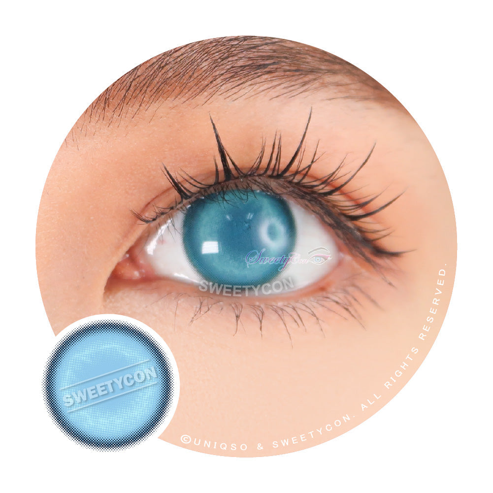 Sweety Glass Ball Blue (1 lens/pack)-Colored Contacts-UNIQSO Canada