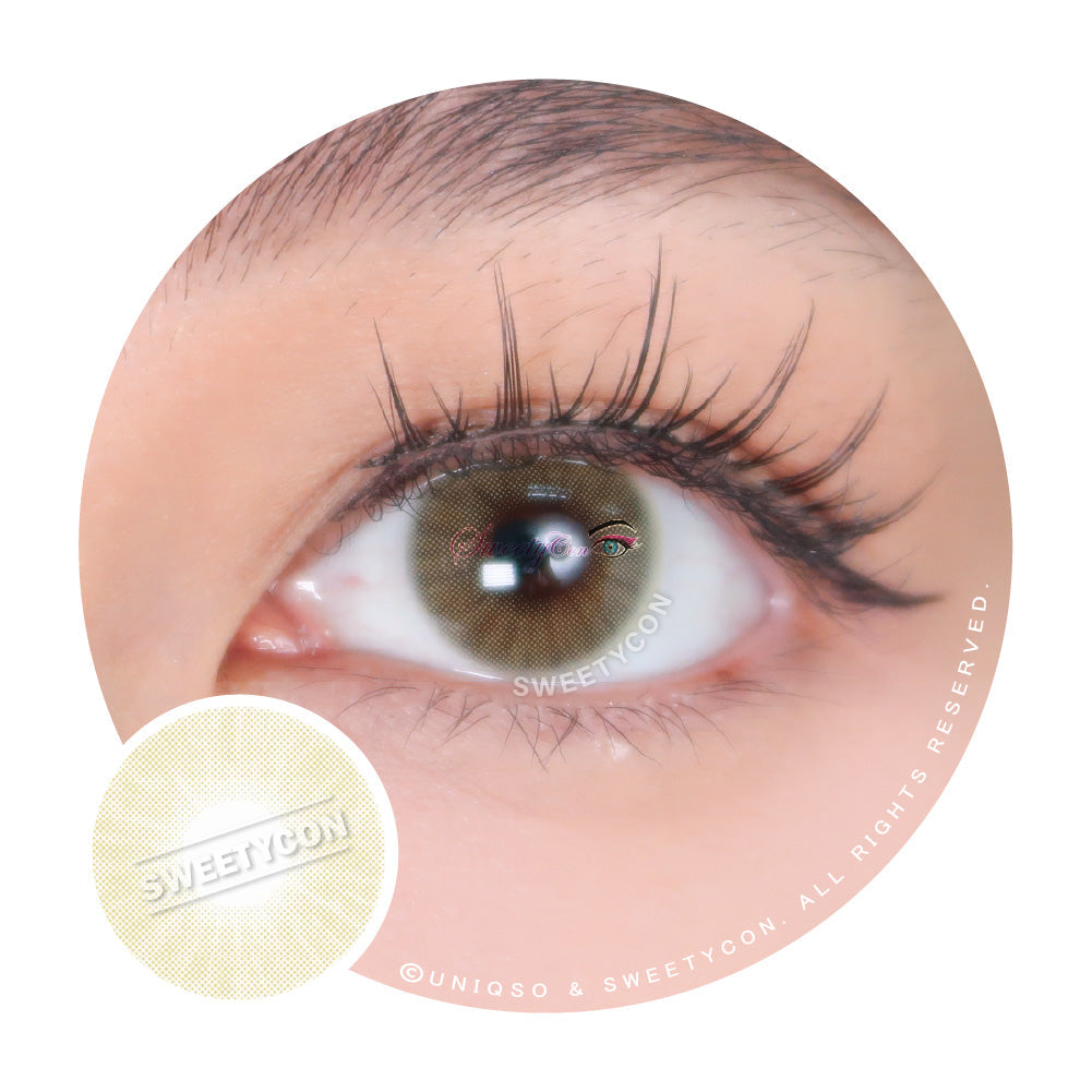 Sweety Hidrocor Amber (1 lens/pack)-Colored Contacts-UNIQSO Canada