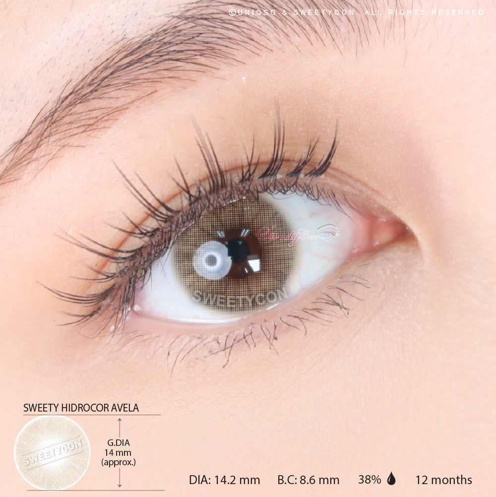 Sweety Hidrocor Avela (1 lens/pack)-Colored Contacts-UNIQSO Canada