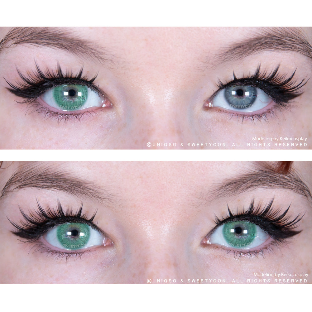 Sweety Hidrocor Emerald (1 lens/pack)-Colored Contacts-UNIQSO Canada