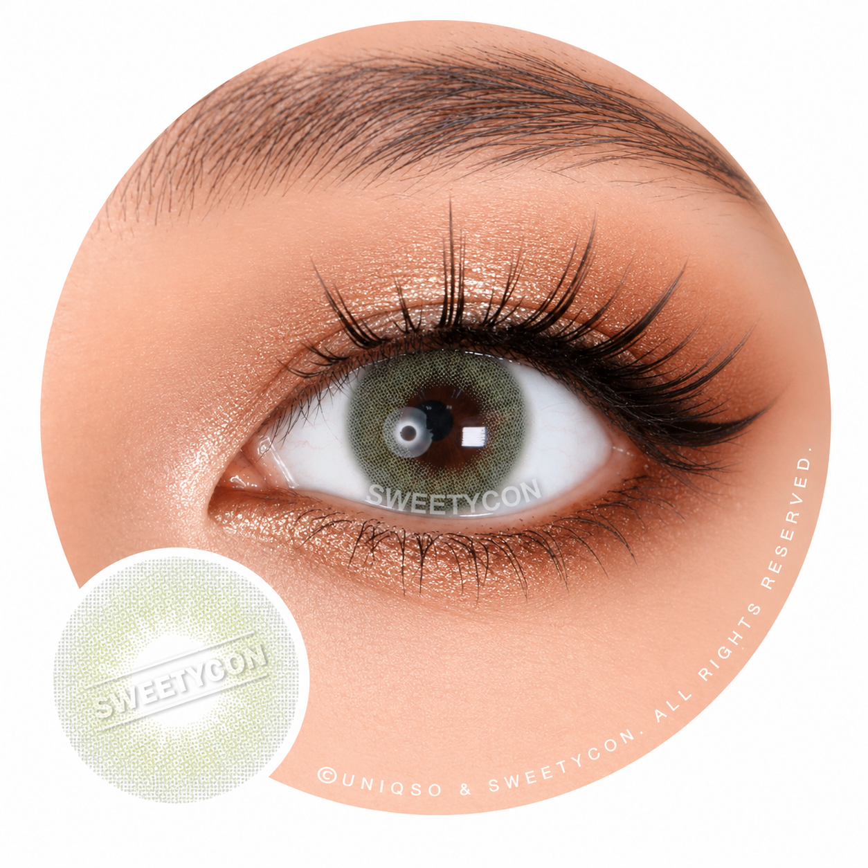 Sweety Hidrocor II Sky Grey (1 lens/pack)-Colored Contacts-UNIQSO Canada