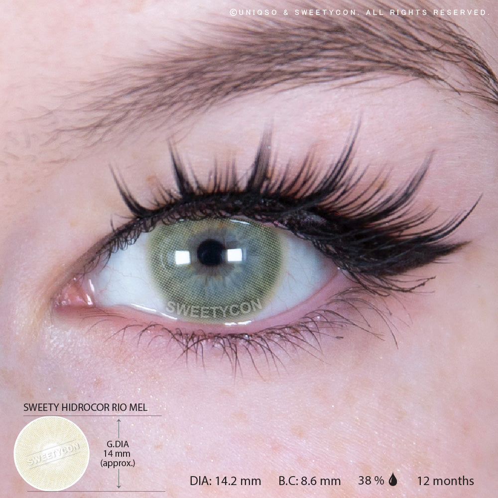 Sweety Hidrocor Rio Mel (1 lens/pack)-Colored Contacts-UNIQSO Canada