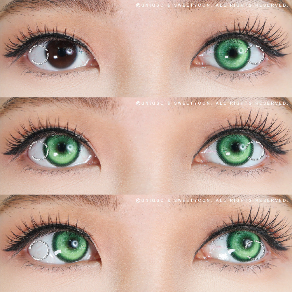 Sweety Koi Green (1 lens/pack)-Colored Contacts-UNIQSO Canada