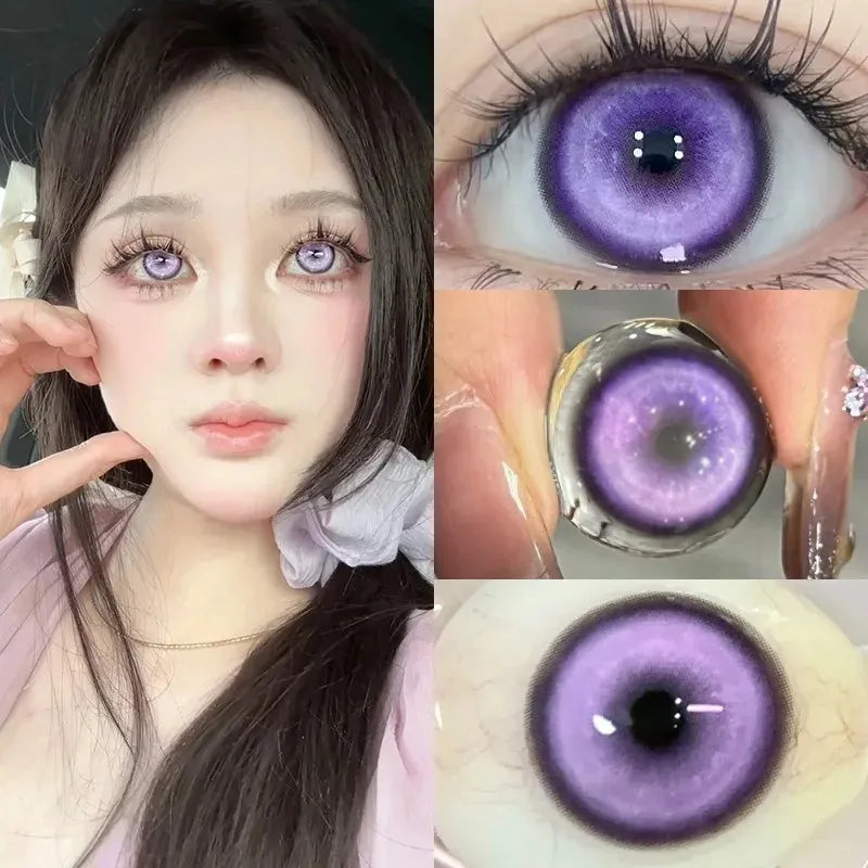 Sweety Koi Violet (1 lens/pack)-Colored Contacts-UNIQSO Canada