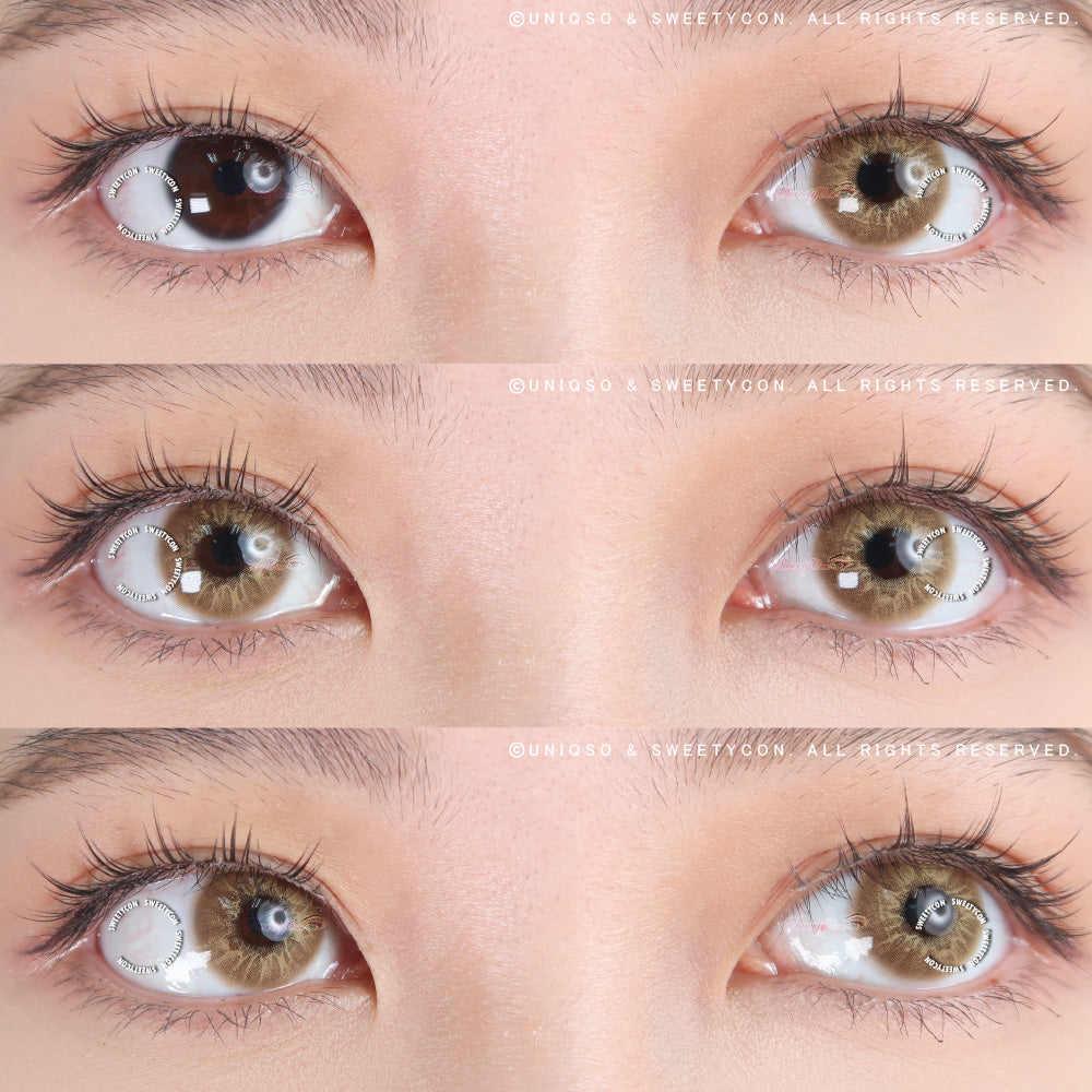 Sweety Love.S Brown (1 lens/pack)-Colored Contacts-UNIQSO Canada