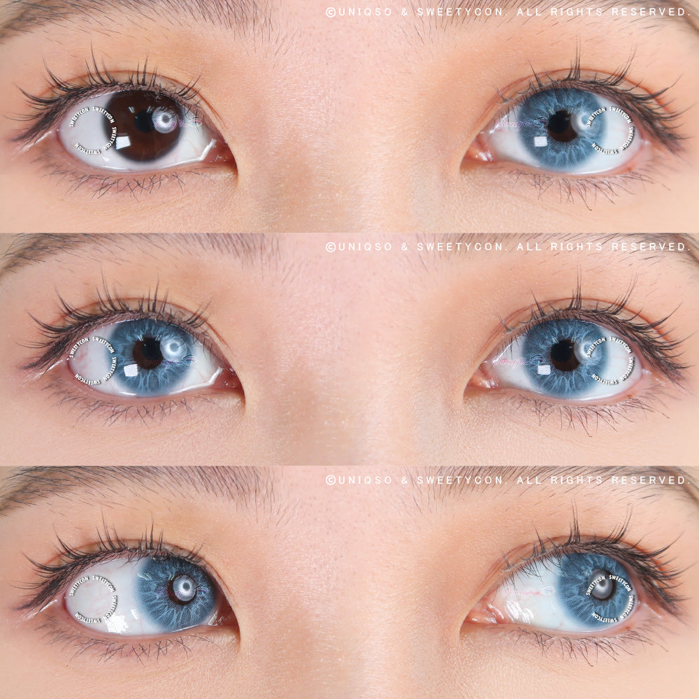 Sweety Love.S Dark Blue (1 lens/pack)-Colored Contacts-UNIQSO Canada