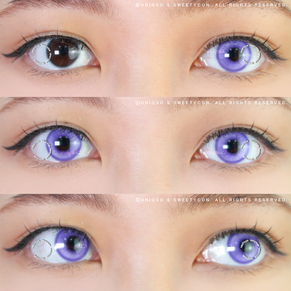 Sweety Magic Pop Blue Violet (1 lens/pack)-Colored Contacts-UNIQSO Canada