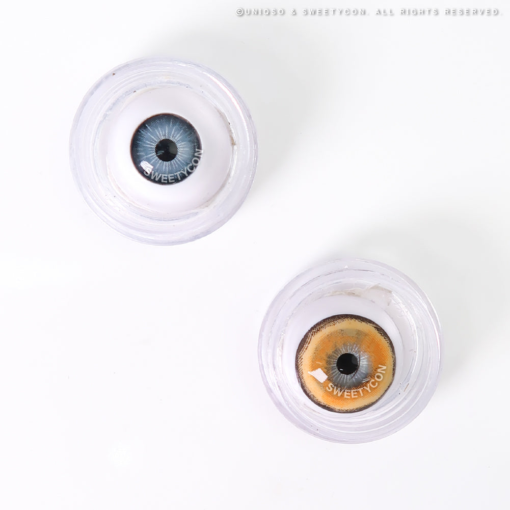 Sweety Mini Sclera Aquaman Yellow (1 lens/pack)-Mini Sclera Contacts-UNIQSO Canada