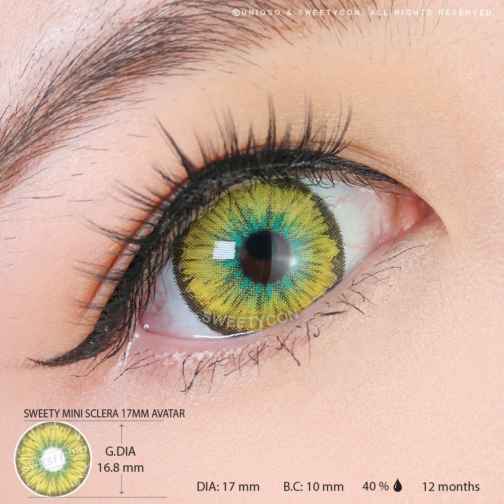 Sweety Mini Sclera Avatar (1 lens/pack)-Mini Sclera Contacts-UNIQSO Canada